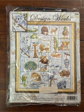 Design Works Animal ABC Cross Stitch Kit - Multicolor # 2548